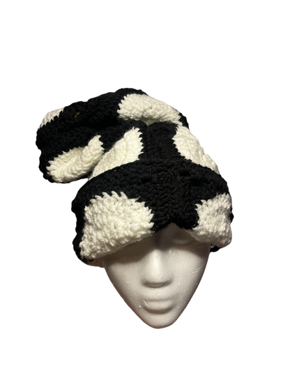 Gorro holgado con forma de círculo